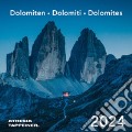 Dolomiten Postkartenkalender-Dolomiti-Dolomites. Calendario 2024. Ediz. multilingue art vari a
