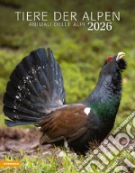 Tiere der Alpen. Animali delle Alpi. Calendario grande 2026 art vari a