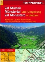Cartina Val Monastero e dintorni. Carta escursionistica & carta panoramica aerea. Ediz. multilingue articolo cartoleria