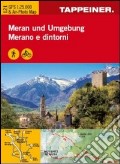 Cartina Merano e dintorni. Carta escursionistica & carta panoramica aerea. Ediz. multilingue art vari a