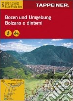 Cartina Bolzano e dintorni. Carta escursionistica & carta panoramica aerea. Ediz. multilingue articolo cartoleria