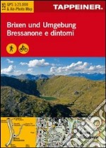 Bressanone e dintorni. Carta topografica 1:25.000. Ediz. italiana e tedesca articolo cartoleria