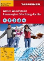 Winter Wonderland Almenregion Gitschberg Jochtal. Carta topografica invernale. Ediz. italiana e tedesca articolo cartoleria