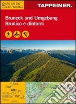 Brunico e dintorni. Carta topografica 1:25.000. Ediz. italiana e tedesca