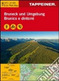 Brunico e dintorni. Carta topografica 1:25.000. Ediz. italiana e tedesca art vari a