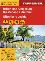 Brixen un Umgebung-Bressanone e dintorni. Cartina topografica 1:35000. Con panoramiche 3D. Ediz. bilingue articolo cartoleria