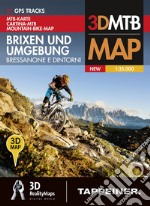 Bressanone e dintorni-Brixen und umgebung. Cartina topografica 1:35000. Con panoramiche 3D. Ediz. bilingue