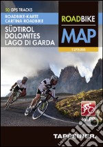 Sudtirol, Dolomites, Lago di Garda. Roadbike map