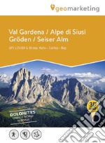 3D Wanderkarte Gröden / Seiser Alm-Carta escursionistica 3D Val Gardena / Alpe di Siusi