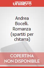 Andrea Bocelli. Romanza (spartiti per chitarra) articolo cartoleria