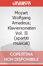 Mozart Wolfgang Amadeus; Klaviersonaten Vol. II (spartiti musicali) articolo cartoleria