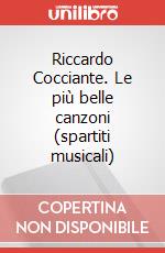 Riccardo Cocciante. Le più belle canzoni (spartiti musicali) art vari a