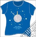 Piccolo Principe. Pianeta luminoso (t-shirt femminile manica corta; tg. S; colore blu) articolo cartoleria