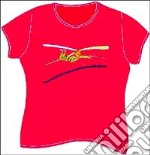 Piccolo Principe. Il prato (t-shirt femminile manica corta; tg. S; colore rosso) articolo cartoleria