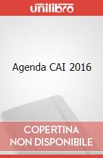 Agenda CAI 2016 articolo cartoleria