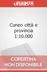 Cuneo città e provincia 1:10.000 articolo cartoleria