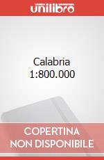 Calabria 1:800.000 articolo cartoleria