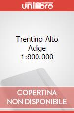 Trentino Alto Adige 1:800.000 articolo cartoleria