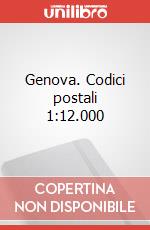 Genova. Codici postali 1:12.000 articolo cartoleria
