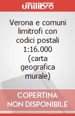 Verona e comuni limitrofi con codici postali 1:16.000 (carta geografica murale)