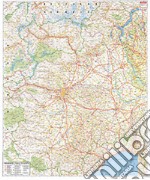Piemonte. Carta geografica stradale
