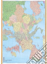 Europa. Carta geografica amministrativa stradale