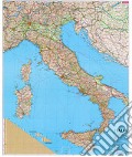 Italia. Carta geografica amministrativa stradale art vari a