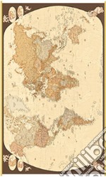 Mondo anticato. Carta geografica amministrativa, geografia contemporanea (carta murale plastificata)
