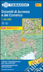 Dolomiti di Auronzo e del Comelico 1:25.000 articolo cartoleria