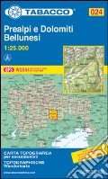Prealpi e Dolomiti bellunesi 1:25.000 articolo cartoleria