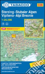 Vipiteno. Alpi Breonie 1:25.000 art vari a