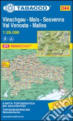 Val Venosta. Sesvenna-Vinschgau. Sesvenna 1:25.000 articolo cartoleria