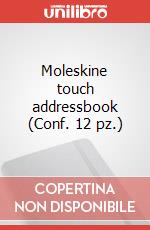 Moleskine touch addressbook (Conf. 12 pz.) articolo cartoleria di Moleskine