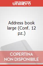 Address book large (Conf. 12 pz.) articolo cartoleria di Moleskine