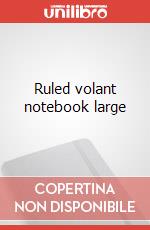 Ruled volant notebook large articolo cartoleria