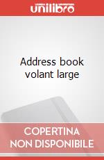 Address book volant large articolo cartoleria