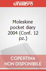 Moleskine pocket diary 2004 (Conf. 12 pz.) articolo cartoleria di Moleskine