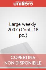 Large weekly 2007 (Conf. 18 pz.) articolo cartoleria di Moleskine