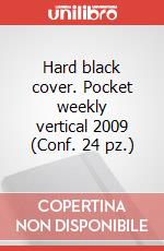 Hard black cover. Pocket weekly vertical 2009 (Conf. 24 pz.) articolo cartoleria di Moleskine