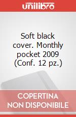 Soft black cover. Monthly pocket 2009 (Conf. 12 pz.) articolo cartoleria di Moleskine