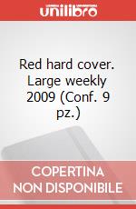 Red hard cover. Large weekly 2009 (Conf. 9 pz.) articolo cartoleria di Moleskine