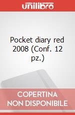 Pocket diary red 2008 (Conf. 12 pz.) articolo cartoleria di Moleskine