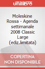 Moleskine Rossa - Agenda settimanale 2008 Classic Large (ediz.limitata) articolo cartoleria