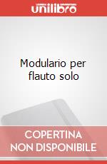 Modulario per flauto solo art vari a