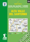 Alta valle del Santerno. Comune di Firenzuola. Carta dei sentieri 1:25.000. Ediz. italiana, inglese, francese e tedesca art vari a