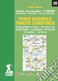 Parco nazionale delle foreste casentinesi. Carta dei sentieri 1:25.000. Ediz. italiana, inglese, francese e tedesca art vari a