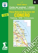Parco naturale regionale del Conero. Trekking, MTB, cicloturismo. Carta dei sentieri n. 6 1:25.000 e carta dei sentieri 1:10.000 articolo cartoleria