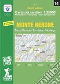 Monte Nerone. Apecchio, Mercatello sul Metauro, Piobbico, Pianello 1:25.000 art vari a