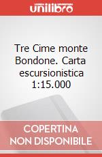 Tre Cime monte Bondone. Carta escursionistica 1:15.000 articolo cartoleria di Casolari Enrico; Nardini Remo