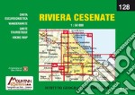 Riviera Cesenate. Carta dei sentieri 1:50.000. Ediz. italiana, inglese, francese e tedesca articolo cartoleria